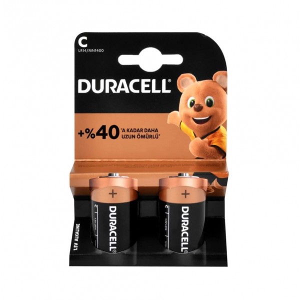 DURACELL ORTA PİL 2 Lİ