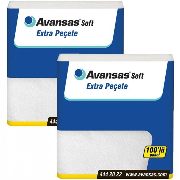 AVANSAS SOFT EXTRA PEÇETE 100'LÜ