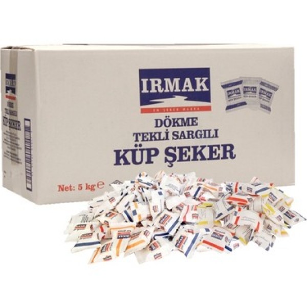 IRMAK TEK SARGILI KÜP ŞEKER 5 KG