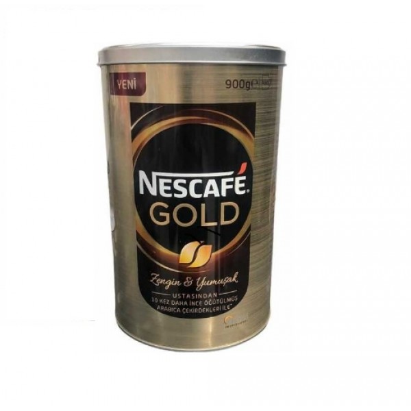 NESCAFE GOLD TENEKE 900 GR TEKLİ