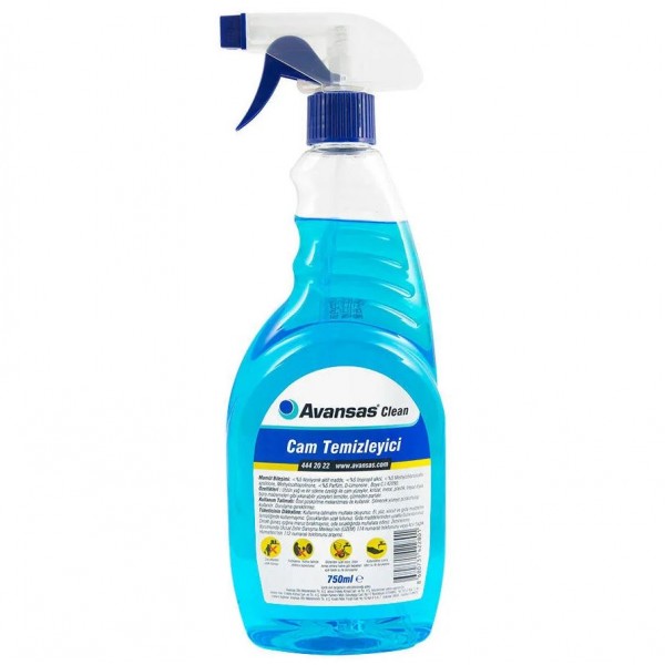 AVANSAS CLEAN CAM TEMİZLEYİCİ 750 ML