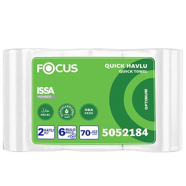 FOCUS OPTİMUM HAREKETLİ HAVLU 4 KG 20.7 CM 6'LI