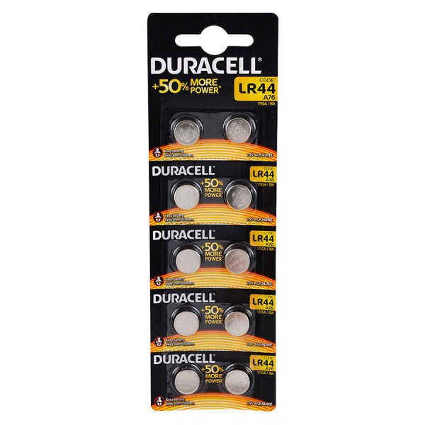 DURACELL LR 44 LİTYUM DÜĞME PİL 1.5 VOLT